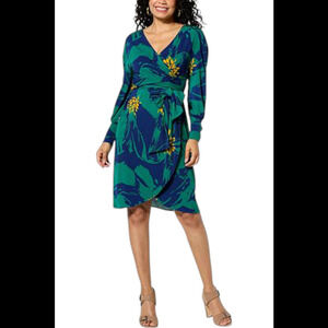 LB70 by Lloyd Boston Women's Cocktail Cuff Dress Estate Blue Combo - Regular
